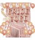 PS083 - Rose Gold Bride To Be Party Decor Theme